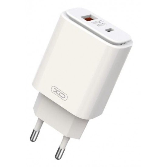 Второ изображение наXO-L90A 20W PD Зарядно с изх. USB-C+USB PD-20W+QC18W - Type-C към Type-C