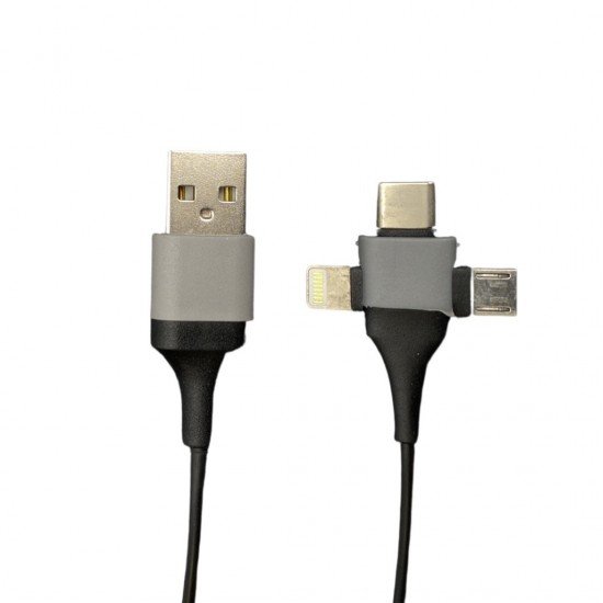 HDMI Кабел 2K 3в1 Micro, Type-C, Lightning за всичко модели с USB