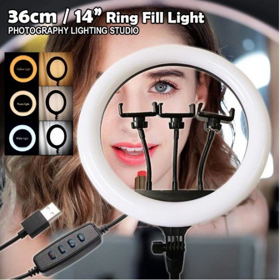 Второ изображение наLC-363 36cm Ring Fill Light 14