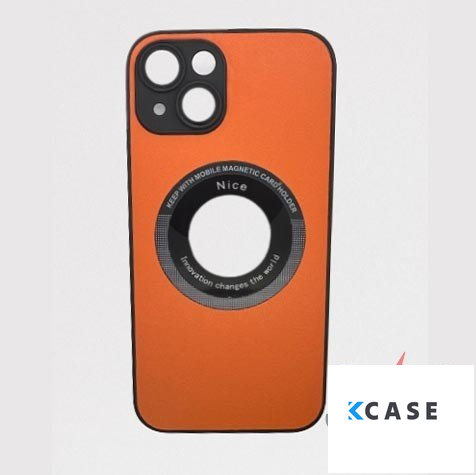 iPhone 14 Nice MagSafe Кейс протект на камера /оранжев/