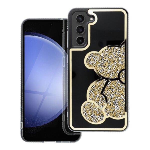Samsung A55 5G калъф TEDDY BEAR /златен/