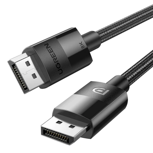 UGREEN кабел DisplayPort 1.4 (2×), 3 м, оплетен
