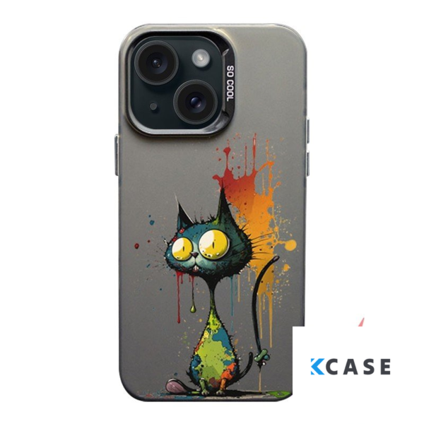 iPhone 13 калъф LUXO So CooL /котка с големи очи/