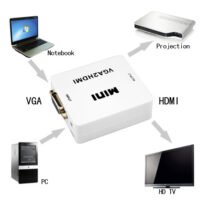 Конвертор VGA женско към HDMI женско +3.5