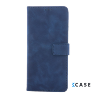 Samsung A15 хоризонтално отварящ калъф Smart Velvet /син/