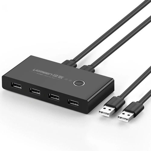 UGREEN KVM превключвател USB 2.0 (2×4)
