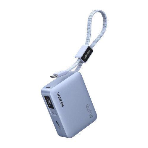 UGREEN PB584 батерия 10000 mAh с вграден кабел