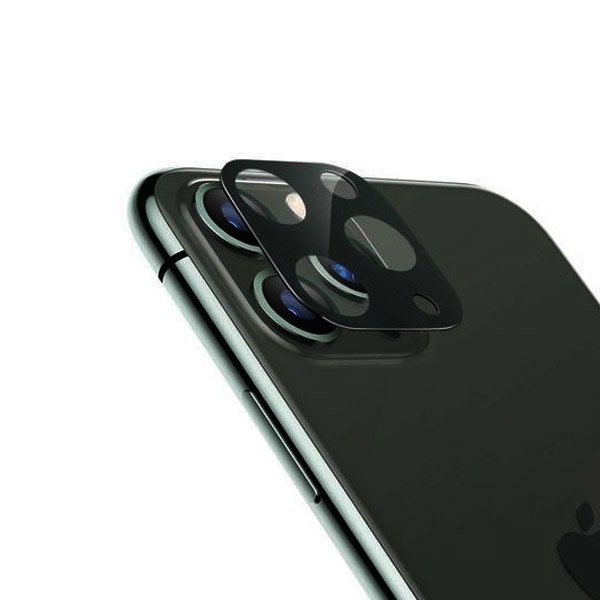 Apple iPhone 11 Pro /11 Pro Max 3D Camera Tempered Glass /черен/