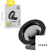 Стойка за смартфон Blavec BH-16B Стойка за кола Carbon магнитен Magsafe за табло (BH16BC-MDB) черна