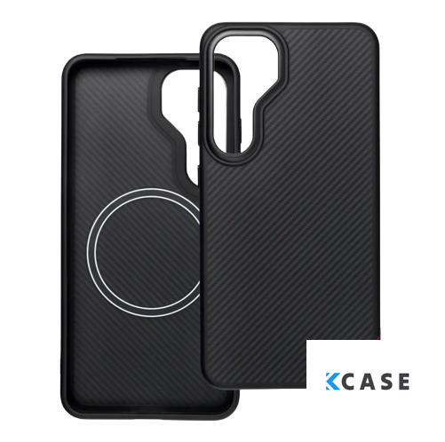 Samsung S25 Carbon Elite Mag Cover кейс с MagSafe /черен/