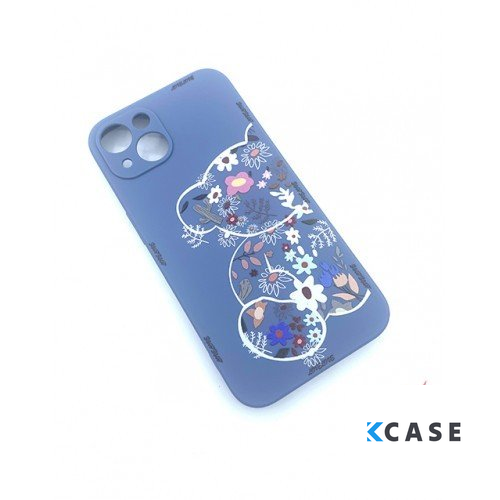 Кейс за iPhone 13 Bear Tpu /Син/