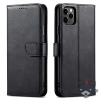 Samsung S24 FE кожен тефтер с магнитен капак /черен/