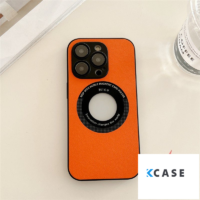 iPhone 14 Pro Max Nice MagSafe Кейс протект на камера /оранжев/