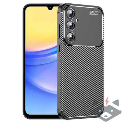 Samsung A16 калъф Business CARBON /черен/