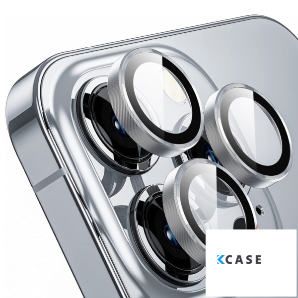 Apple iPhone 14 Pro Max Metal Camera Lens Протектор за камера High Quality /сребрист/