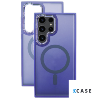 Samsung S24 ULTRA MagSafe калъф /виолетов/