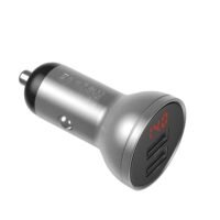 Baseus Digital Display Dual USB 4.8A Car Charger 24W 12V/24V