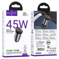 Авто накрайник HOCO NZ16B Rigorous PD45W (2 port Type C)