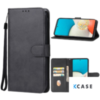 Samsung Galaxy A55 Калъф Leather Wallet /черен/