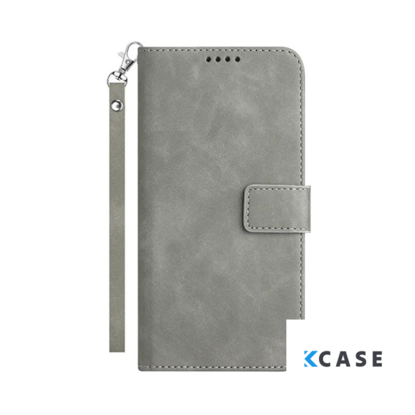 Iphone 16 Калъф тип тефтер Exclusive Wallet /сив/