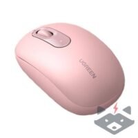 Безжична мишка МU105 2400 dpi UGREEN за Mac и PC – CHERRY PINK