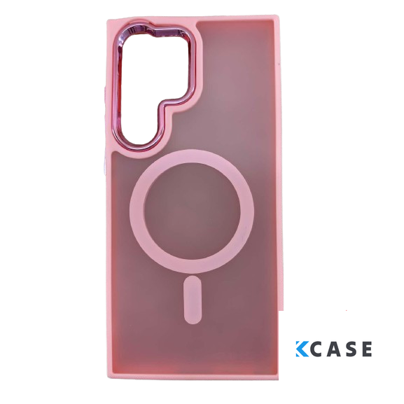 Samsung S23 ULTRA MagSafe калъф /розов/