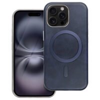 IPHONE 16 Pro Калъф GENTLEMAN MAG COVER, съвместим с MagSafe /тъмно син/