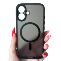 IPHONE 16 Калъф силикон Full Matte MagSafe /Черен/