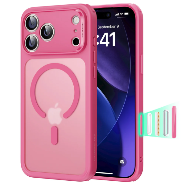 Apple iPhone 17 Pro Max ESR Калъф Classic Hybrid, MagSafe + Camera control cover /розов/