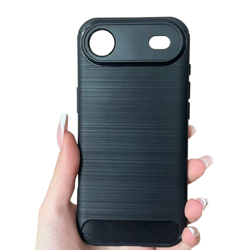Apple iPhone 17 Air Силиконов гръб Plai CARBON /черен/