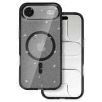 Apple iPhone 17 Air Блестящ Magsafe калъф /черен/