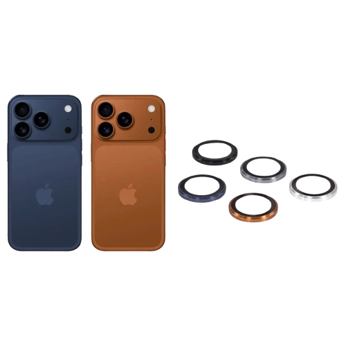 Apple iPhone 17 Pro Протектор за камера Original Lens glass AR +AF /син/