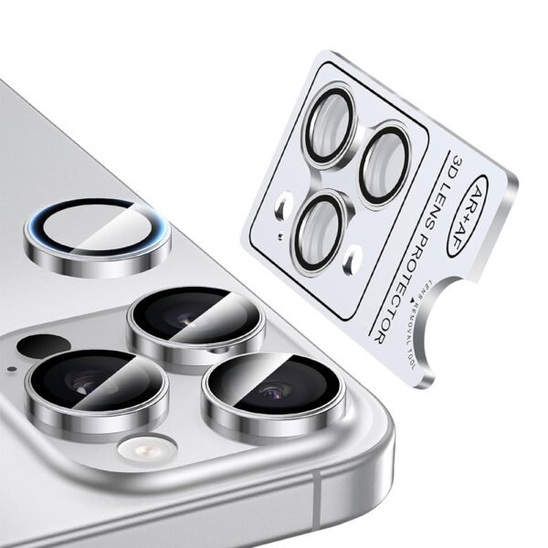 Apple iPhone 17 Pro Metal camera Lens NORDIC Протектор за камера /сребристи/