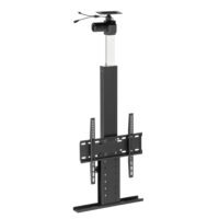 32″ – 55″ Стойка за телевизор Brateck за под и таван, моторизирана LM FLR MOT TV 32 55