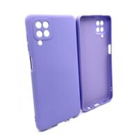Samsung A12 Изчистен силиконов кейс My Choice /Лилав/