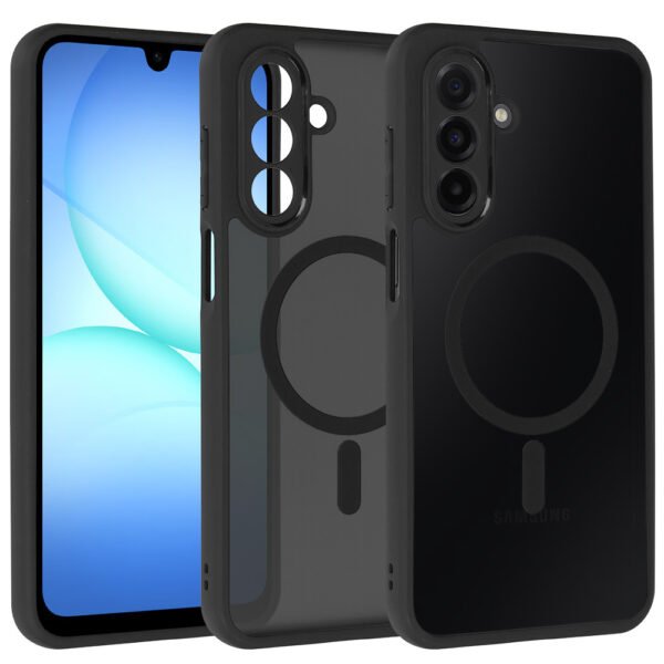Samsung A17 Матов калъф Mag Cover /черен/