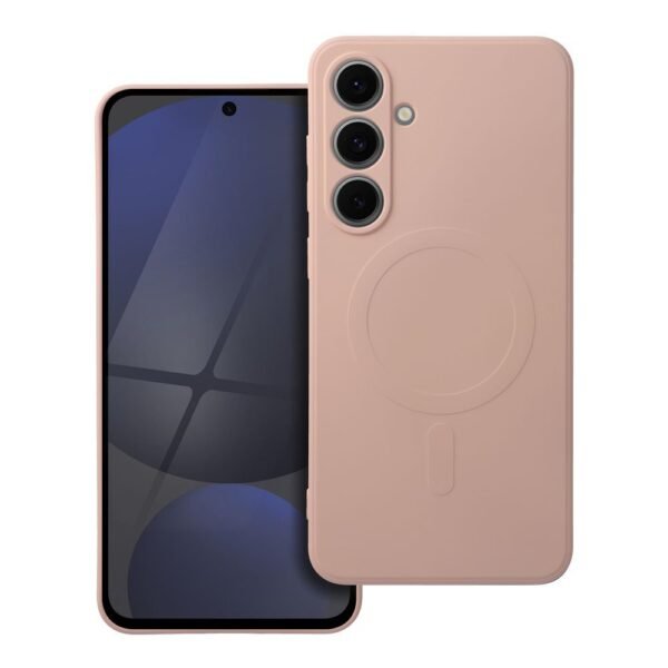 Samsung A36 5G Силиконов калъф MAG COVER с MagSafe /розов/