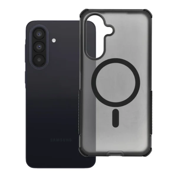 Samsung A37 Калъф Forcell F-Protect BumperX Premium, съвместим с MagSafe /черен/