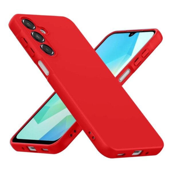 Samsung A57 Калъф Soft Touch NANO /червен/