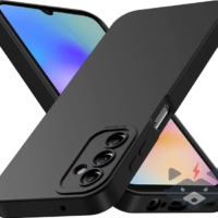 Samsung A55 Калъф Silicone Matt /черен/