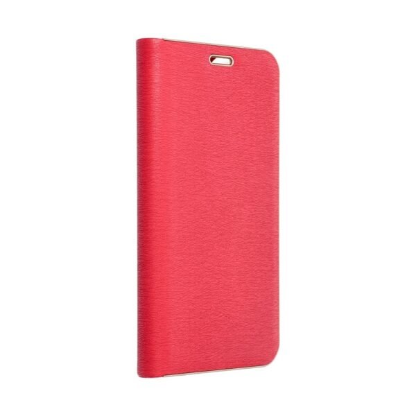 Samsung A56 5G Калъф LUNA Book Gold /червен/