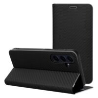 Samsung A56 5G Калъф LUNA Book Carbon /черен/