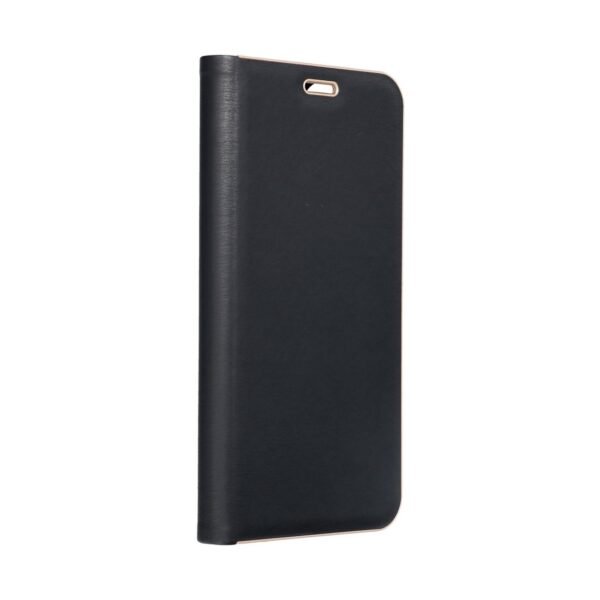 Samsung A56 5G Калъф LUNA Book Gold /черен/