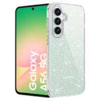 Samsung A56 Crystal Case /прозрачен силиконов кейс с вградени брокатени частици/