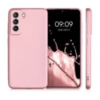 Samsung A57 5G Силиконов калъф Metallic /розов/