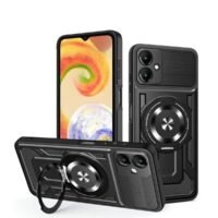 Samsung A16 Калъф ARMOR MagRing /черен/