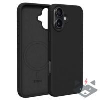 IPhone 16 кейс Etteri Silicone с MagSafe /черен/