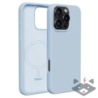 IPhone 16 Pro кейс Etteri Silicone с MagSafe /светло син/