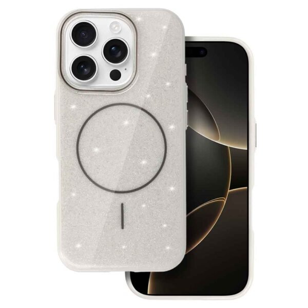 IPHONE 16 Pro Калъф Magsafe Slim Shiny /сребрист/