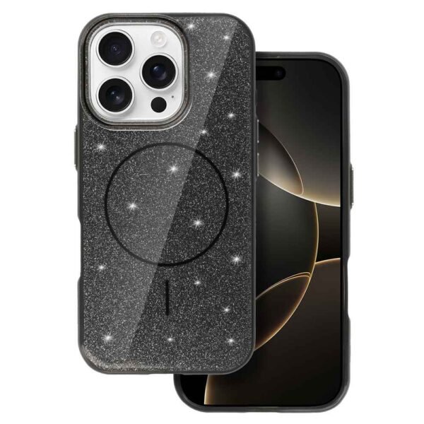 IPHONE 13 Pro Max Калъф Magsafe Slim Shiny /черен/